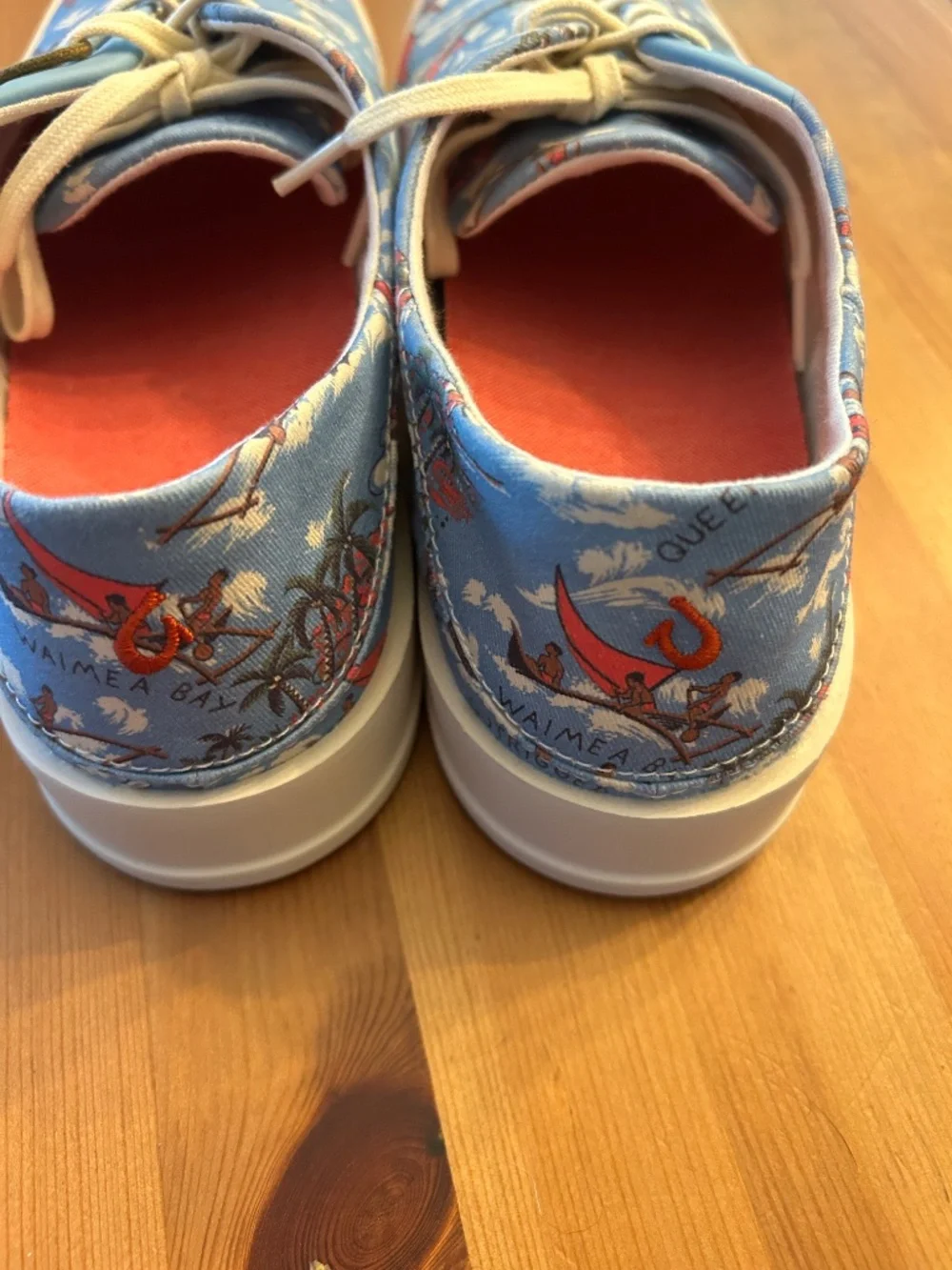 new OluKai x Kahala Tradewind shoes limited-edition Ocean Spray Outrigger Print